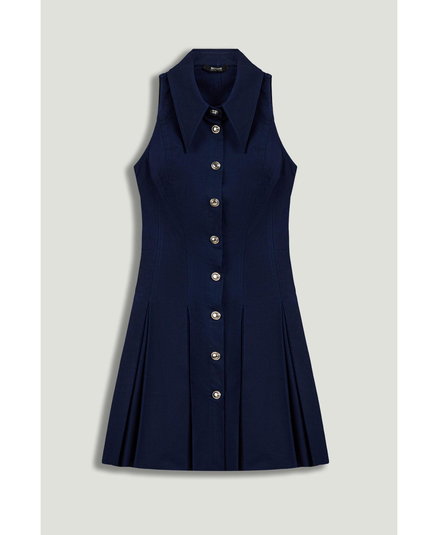 Women's Sleeveless Pleated Mini Dress