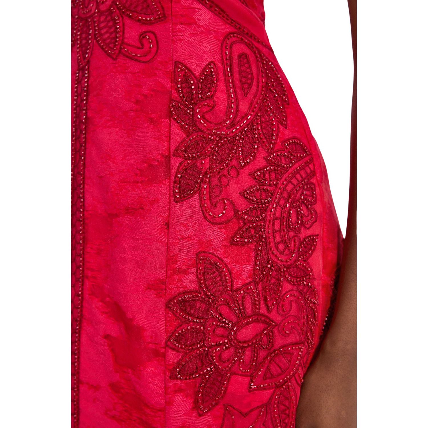 Women's Beaded Open Back Maxi Dress