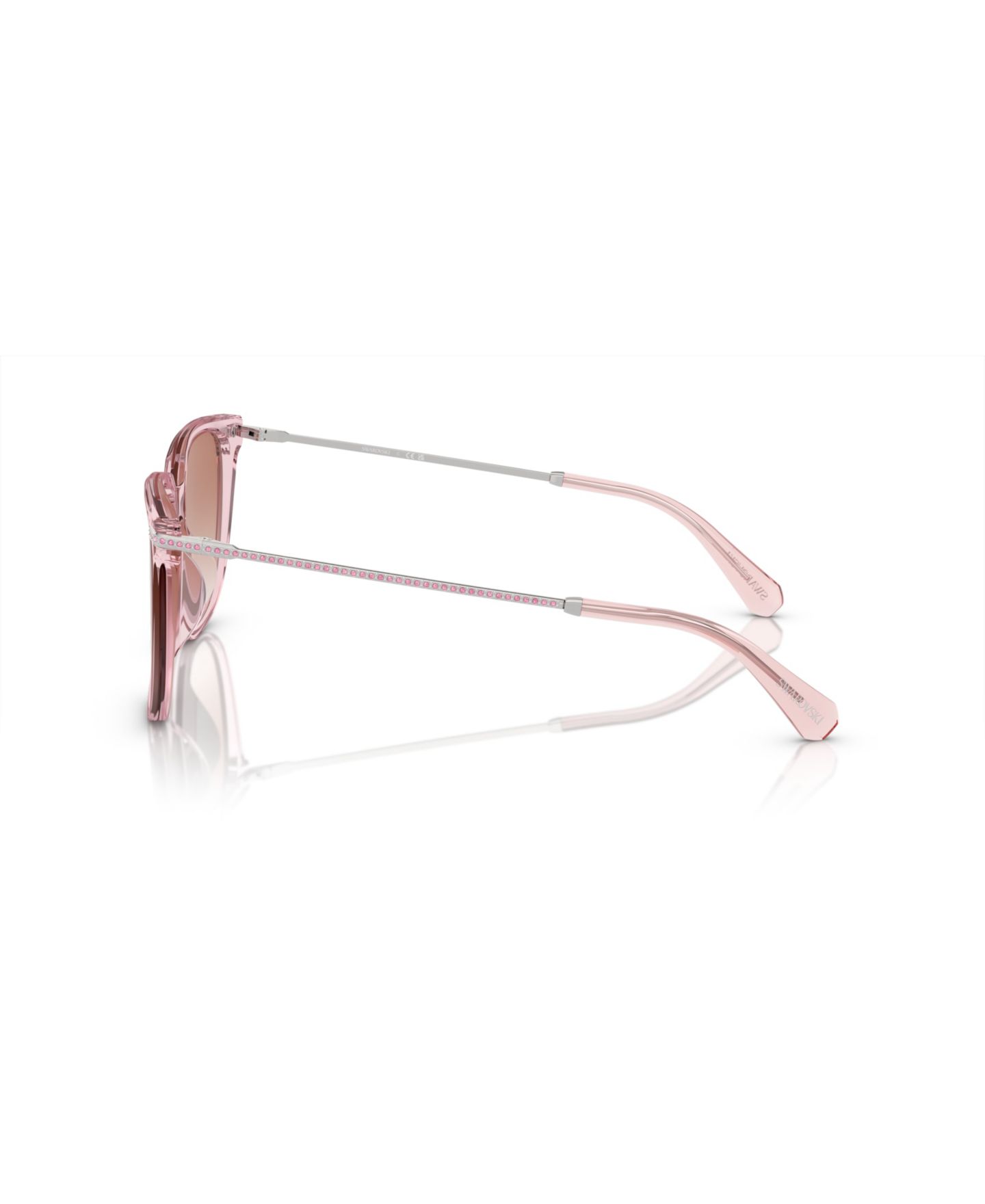 Женские солнцезащитные очки Swarovski Sunglasses, SK6015D, цвет: Розовый — фото 3