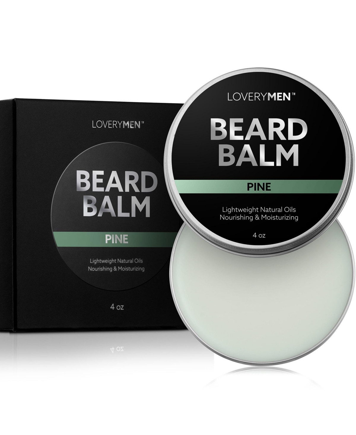 Lovery Pine Scented Beard Balm - 4 oz