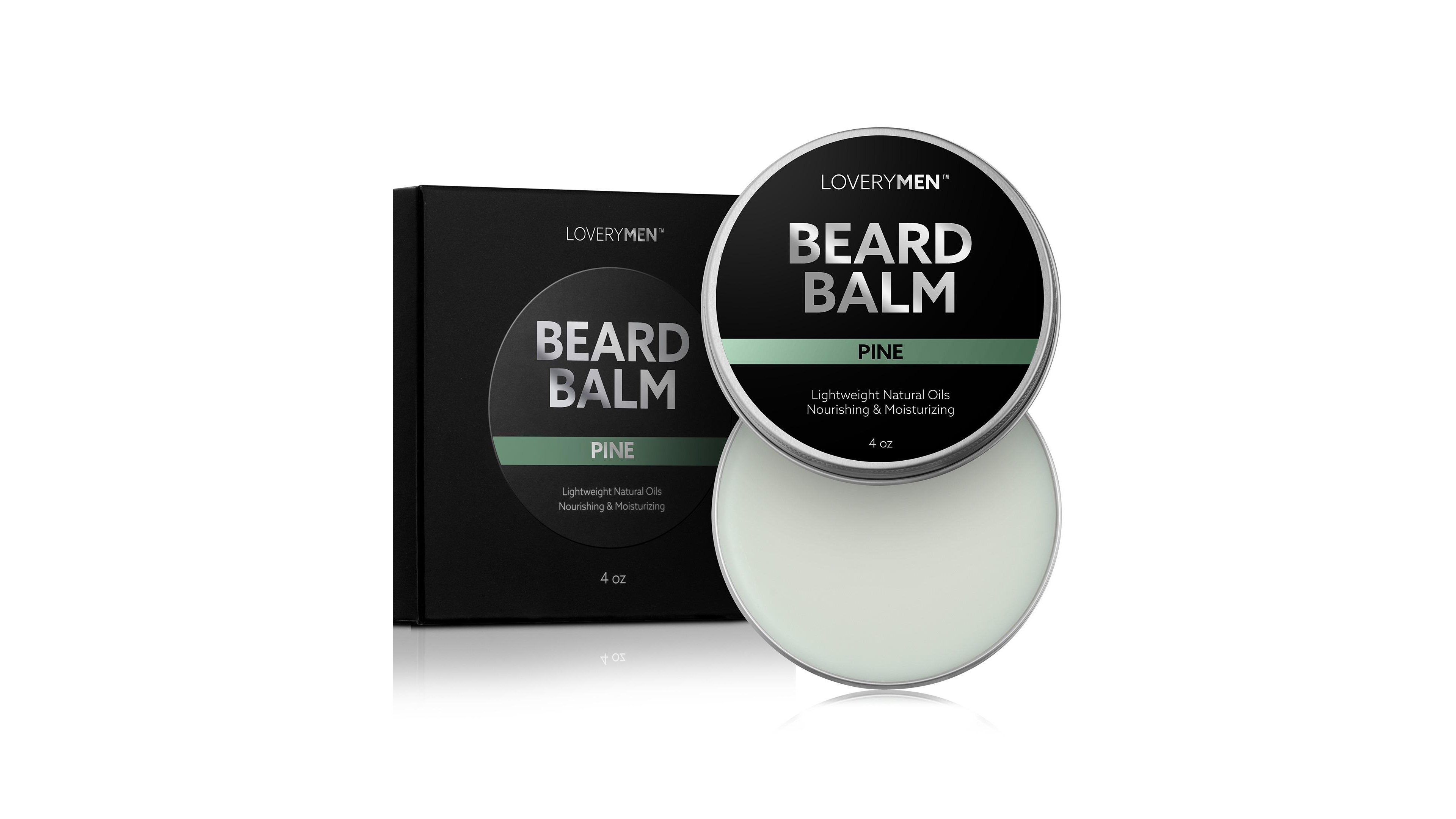 Lovery Pine Scented Beard Balm - 4 oz