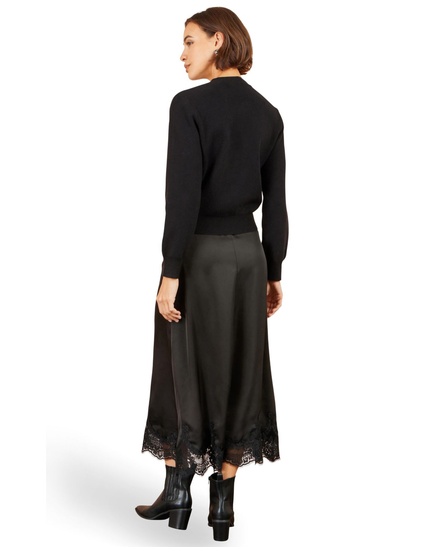 Women's Sparkle Bow Cardigan V-Neck