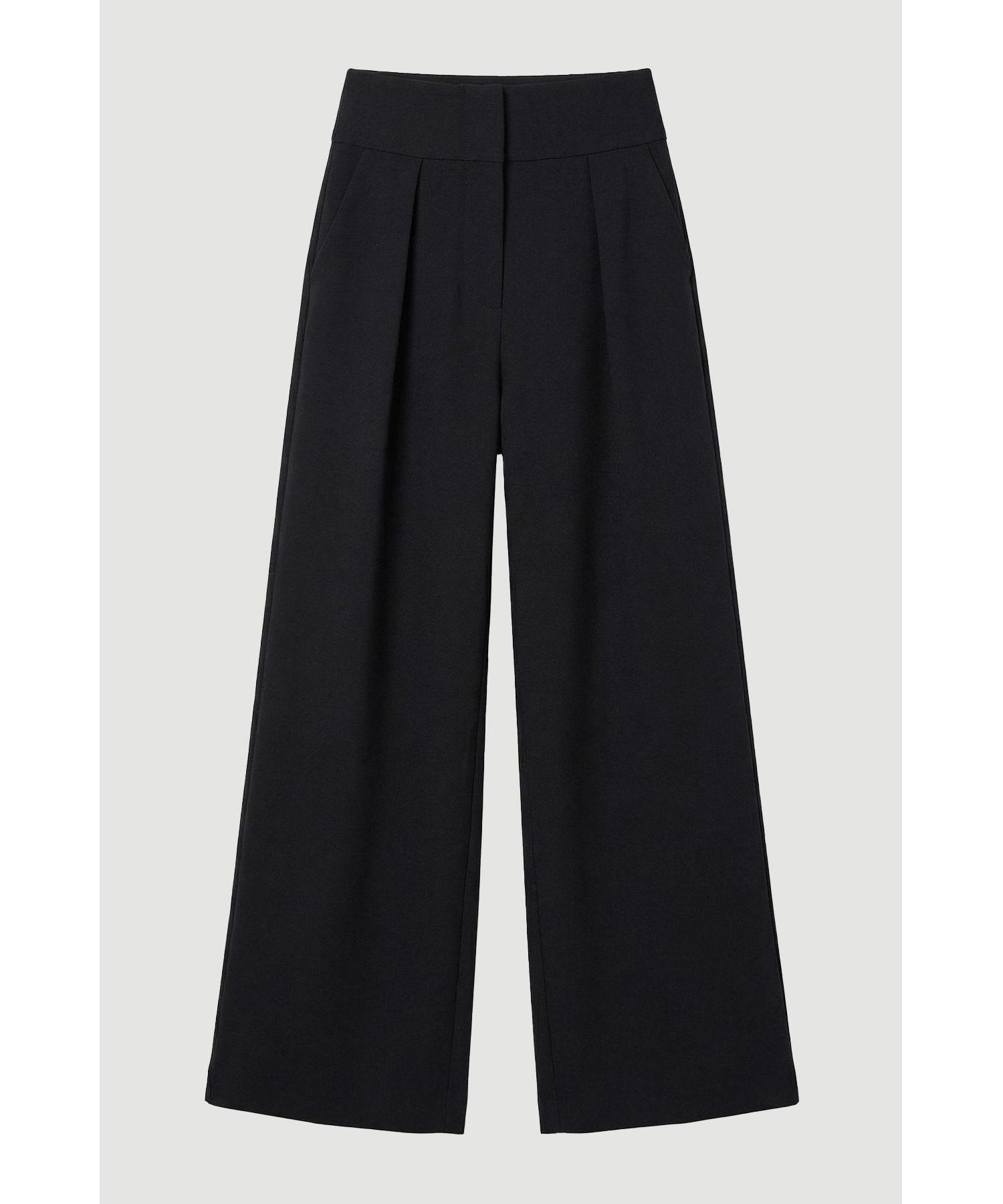 Women's High Waist Wide Leg Trouser