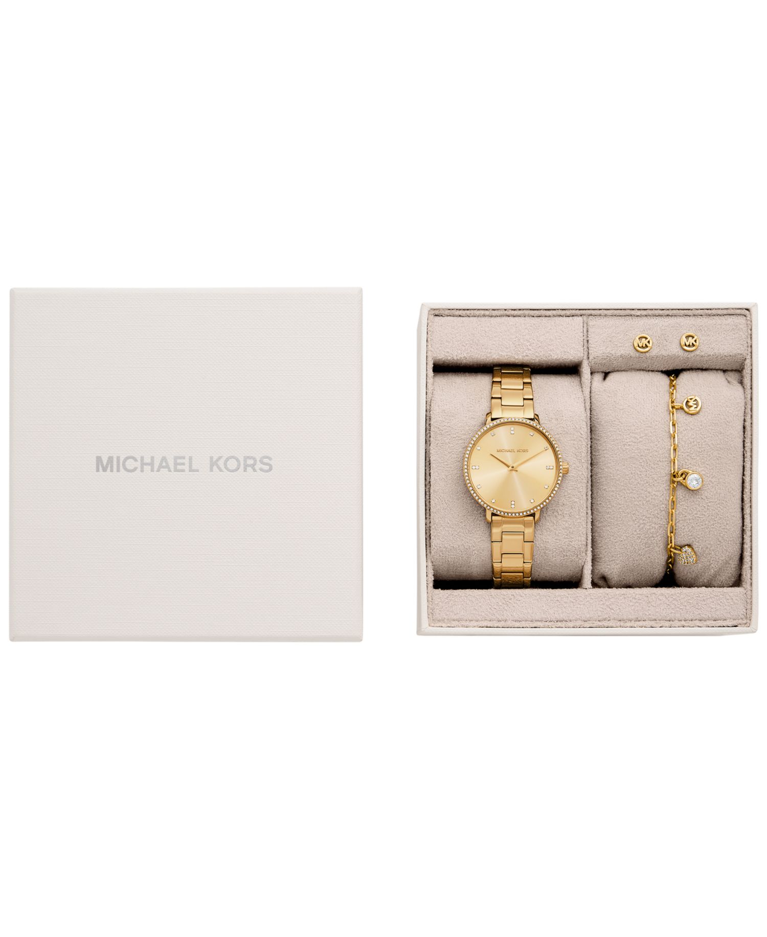 MICHAEL Women's Pyper Two-Hand Gold-Tone Stainless Steel Watch 32mm