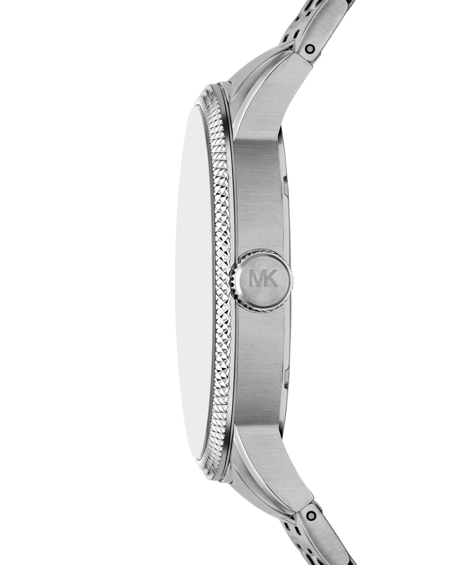MICHAEL Men's Wolfe Three-Hand Stainless Steel Watch 32mm
