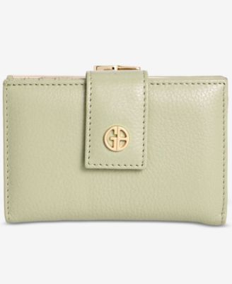Softy Leather Framed Colorblock Wallet