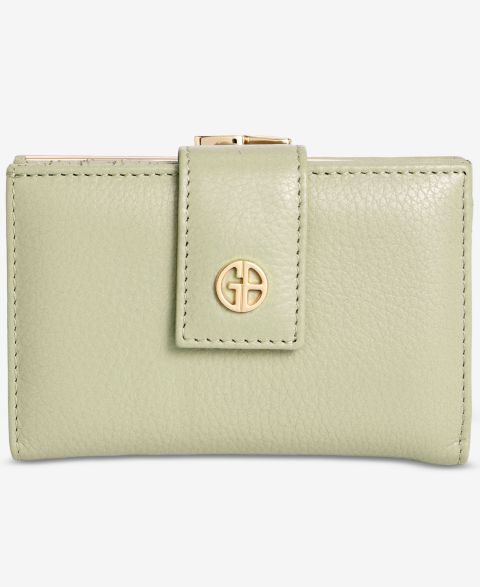 Женский кошелёк Giani Bernini Softy Leather Framed Colorblock Wallet, цвет: Лимонный