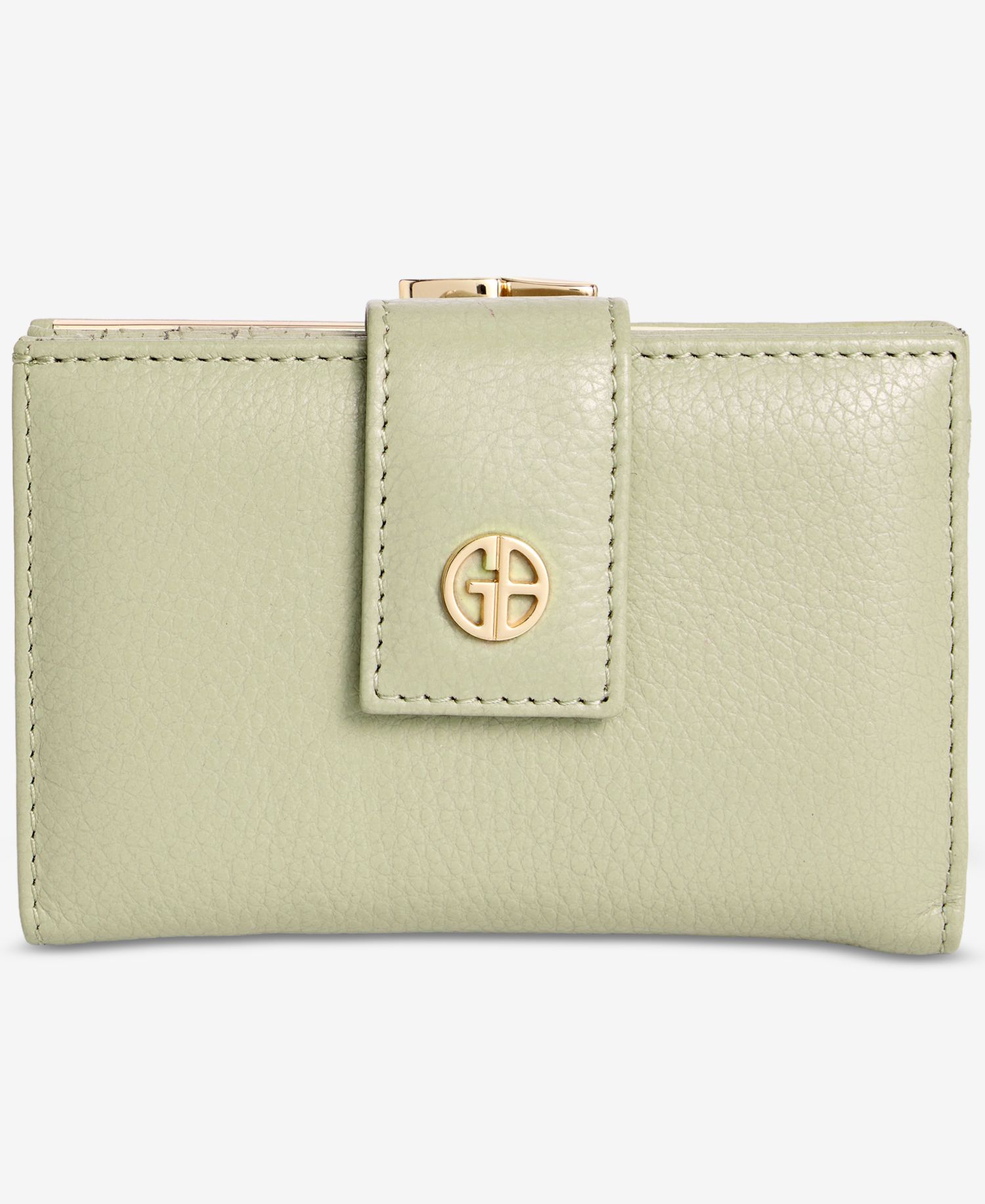 Softy Leather Framed Colorblock Wallet