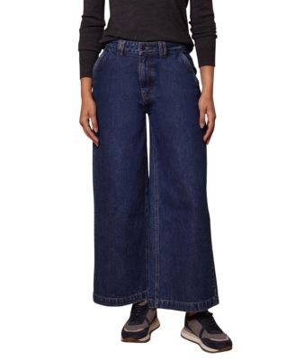 Women's Crop Wide Leg Trousers