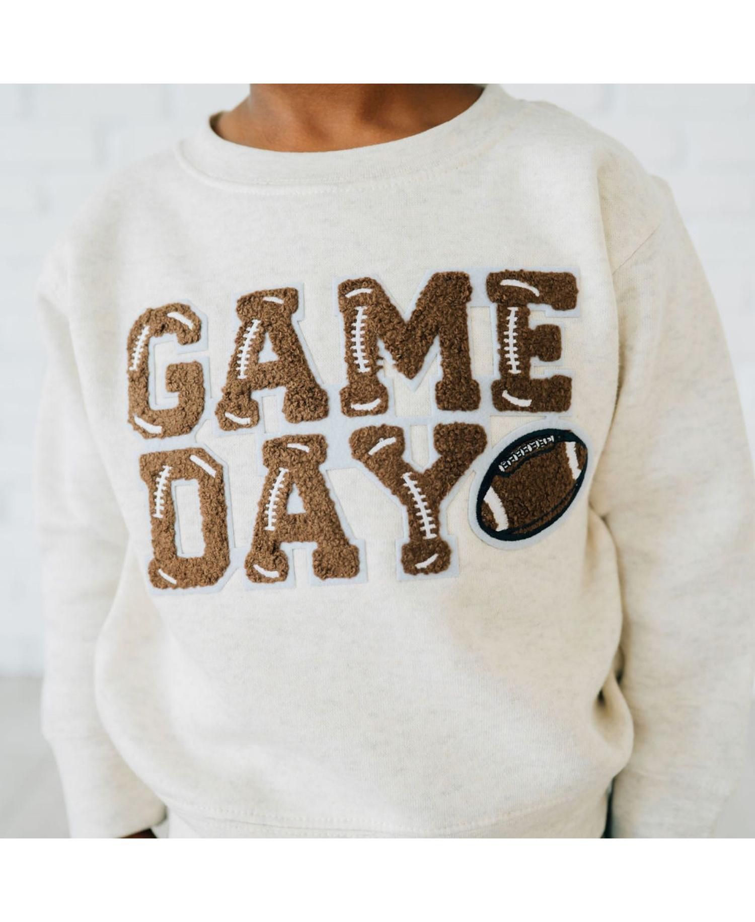 Little Boys(10-12) Game Day Patch Sweatshirt