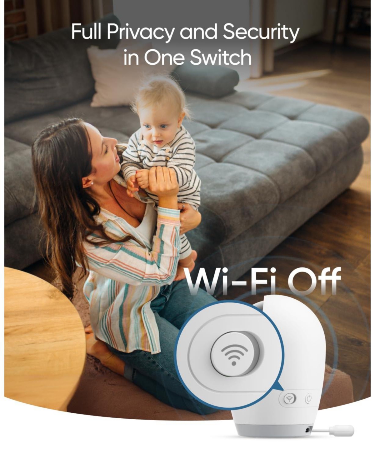 eufy Baby Monitor E21 with 2 4K Uhd Cameras, 5'' 720p Display, 8× Zoom, Portable Camera with Built-in Battery