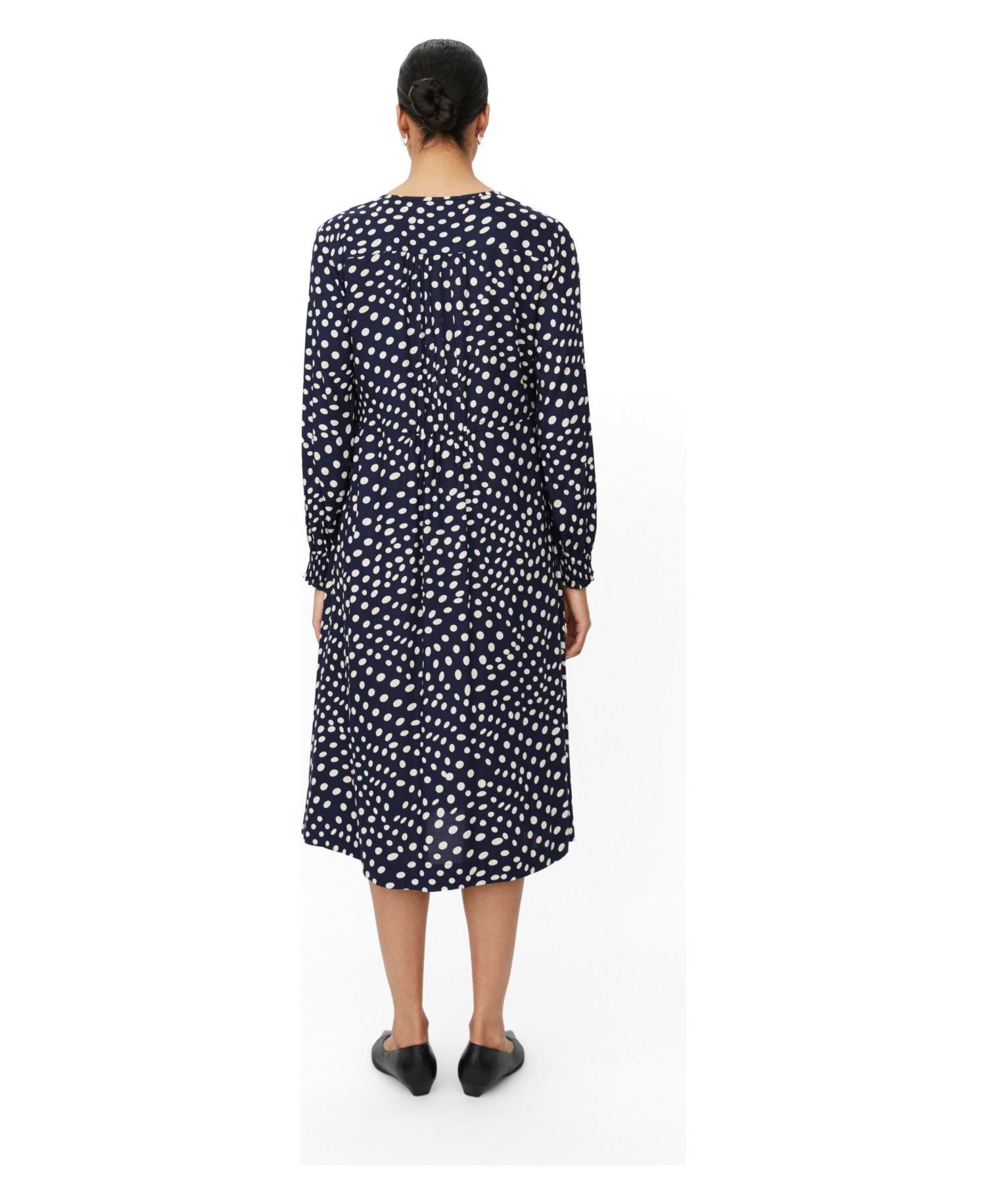 Women's MaNexora Polka Dot Midi Dress
