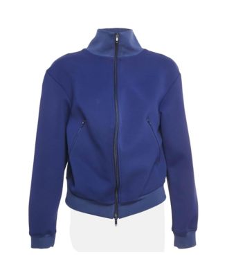 Women's Jersey Asymmetric Bomber Jacket