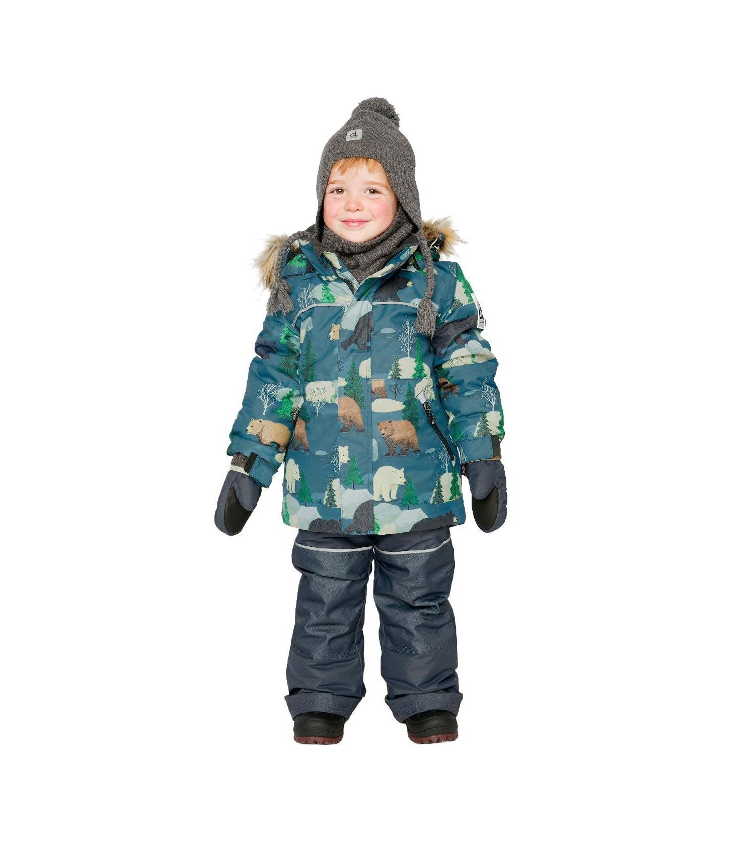 Little and Big Boy's (6-8) Two Piece Discover Snowsuit