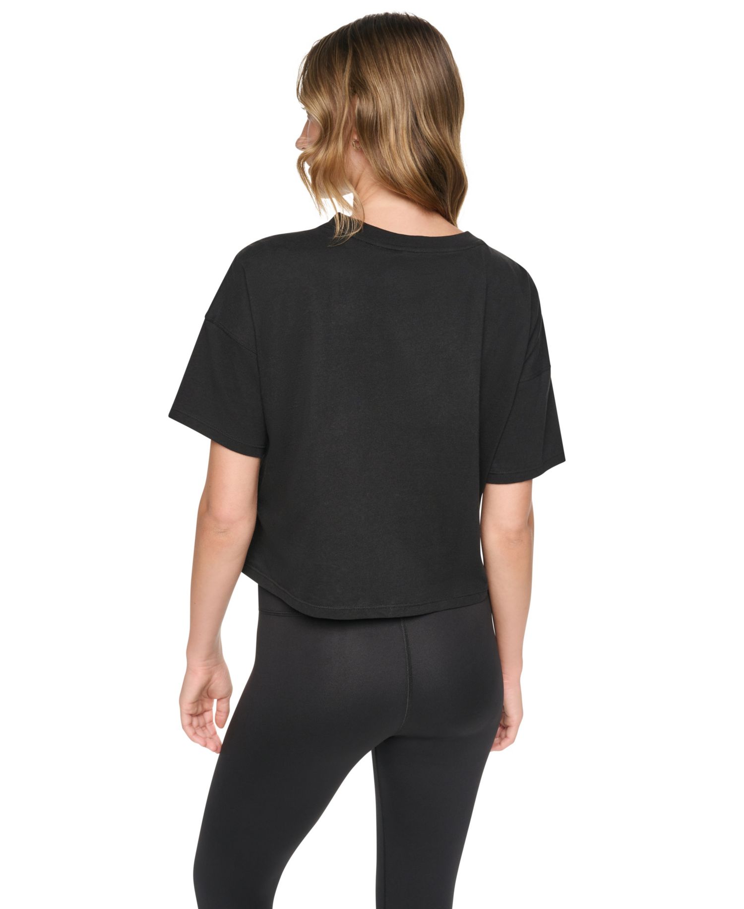 Women's Graffiti Logo Cropped Graphic T-Shirt