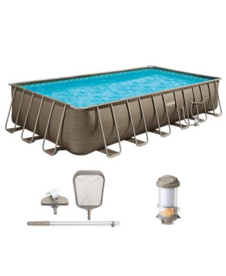 24 Ft Oasis Designer Lap Above Ground Pool With Pump