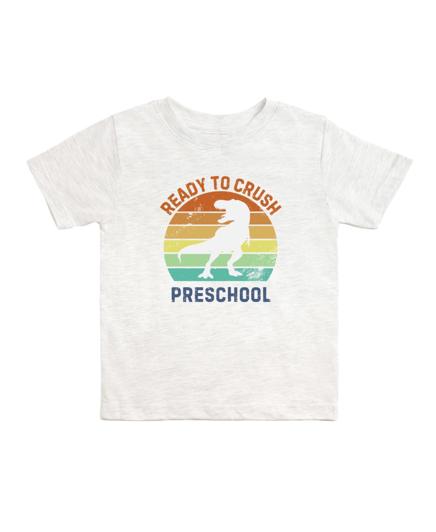 Little Boys Ready to Crush Preschool Short Sleeve T-Shirt