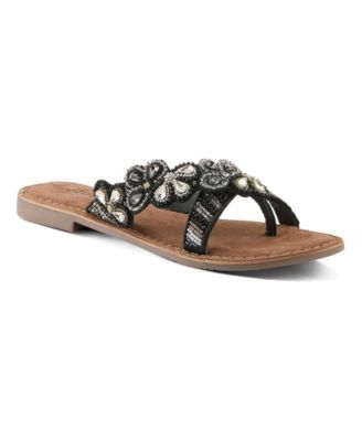 Women's Sweetums Flat Sandal with Suede Upper