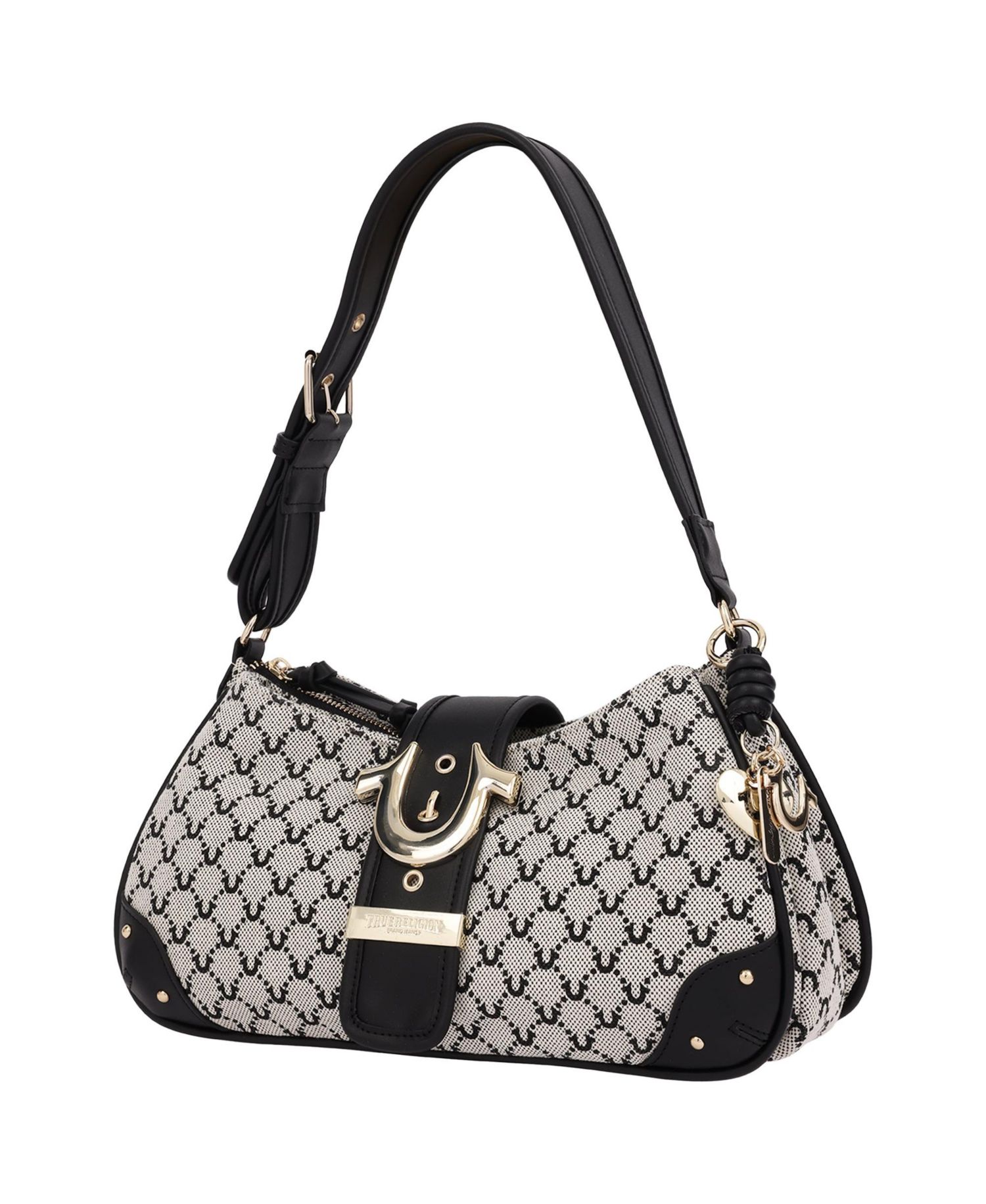 Multi-Strap Denim Shoulder Bag