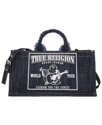 Multi-Strap Denim Shoulder Bag