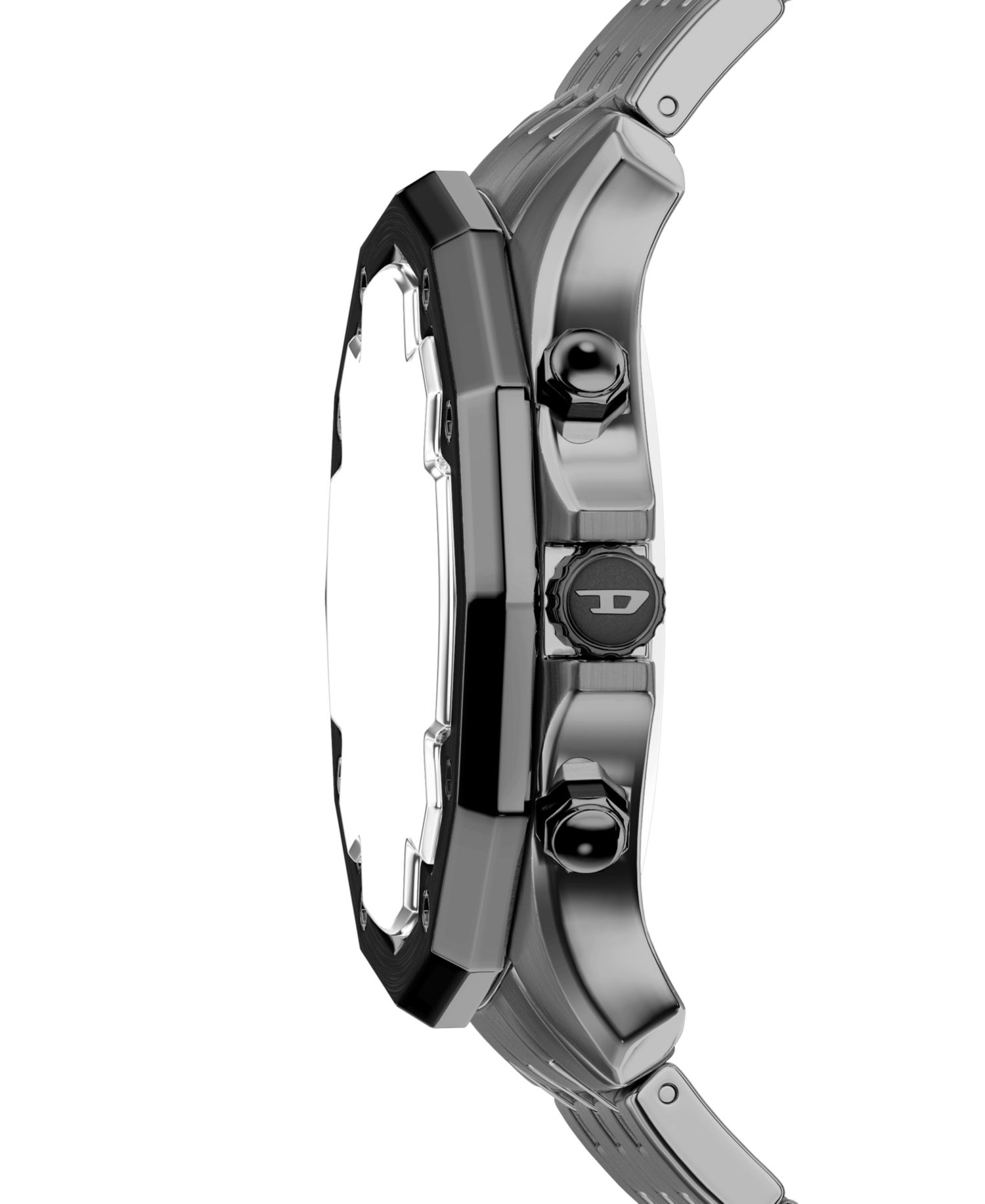 Men's Stinger Quartz Chronograph Gunmetal Stainless Steel Watch 46mm