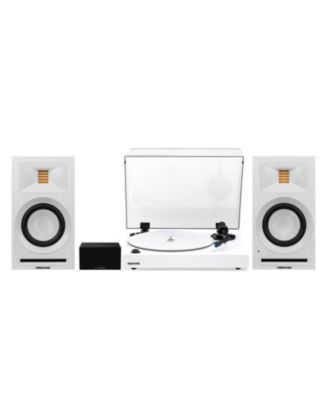RT85 Reference-Grade Vinyl Turntable with Ri71 Powered Bookshelf Speakers and Preamp