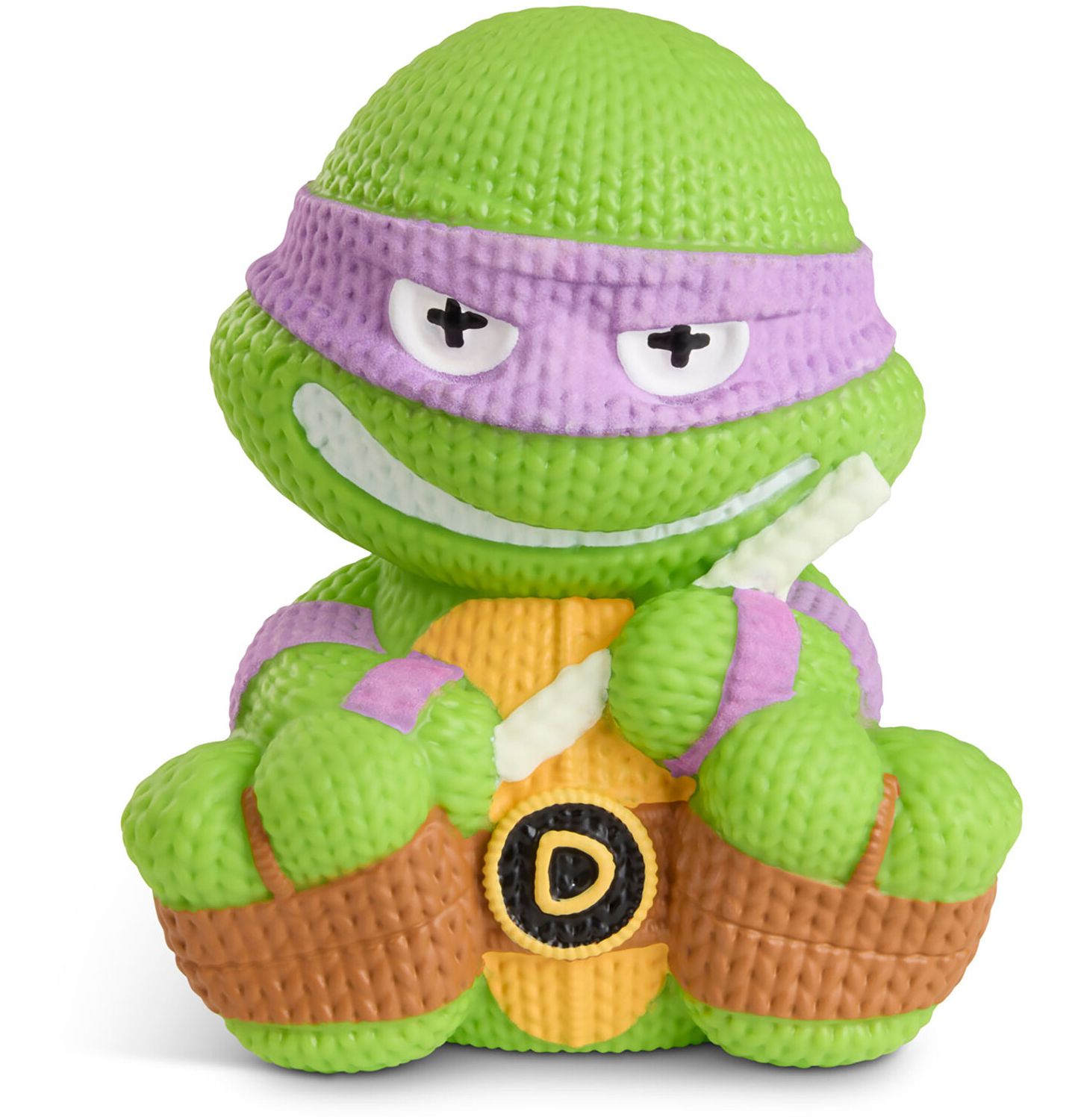 Детская фигурка Handmade By Robots Teenage Mutant Ninja Turtles Donatello #370, Glow In The Dark 5.7" Action Figure, Ages 3+, цвет: Разноцветный — фото 1