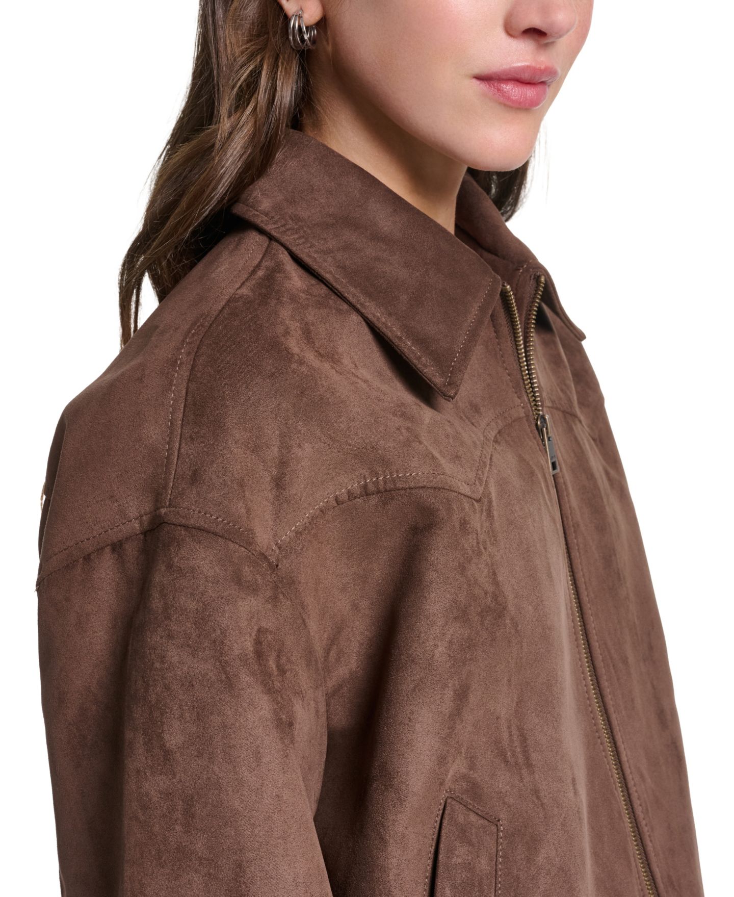 Женская куртка Levi's Western Yoke Bubble Hem, цвет: Кленовый — фото 5