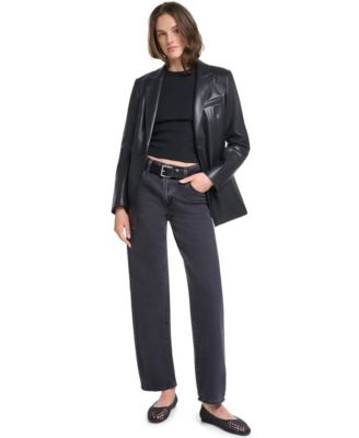 Women's Laydown Collar Single-Breasted Blazer