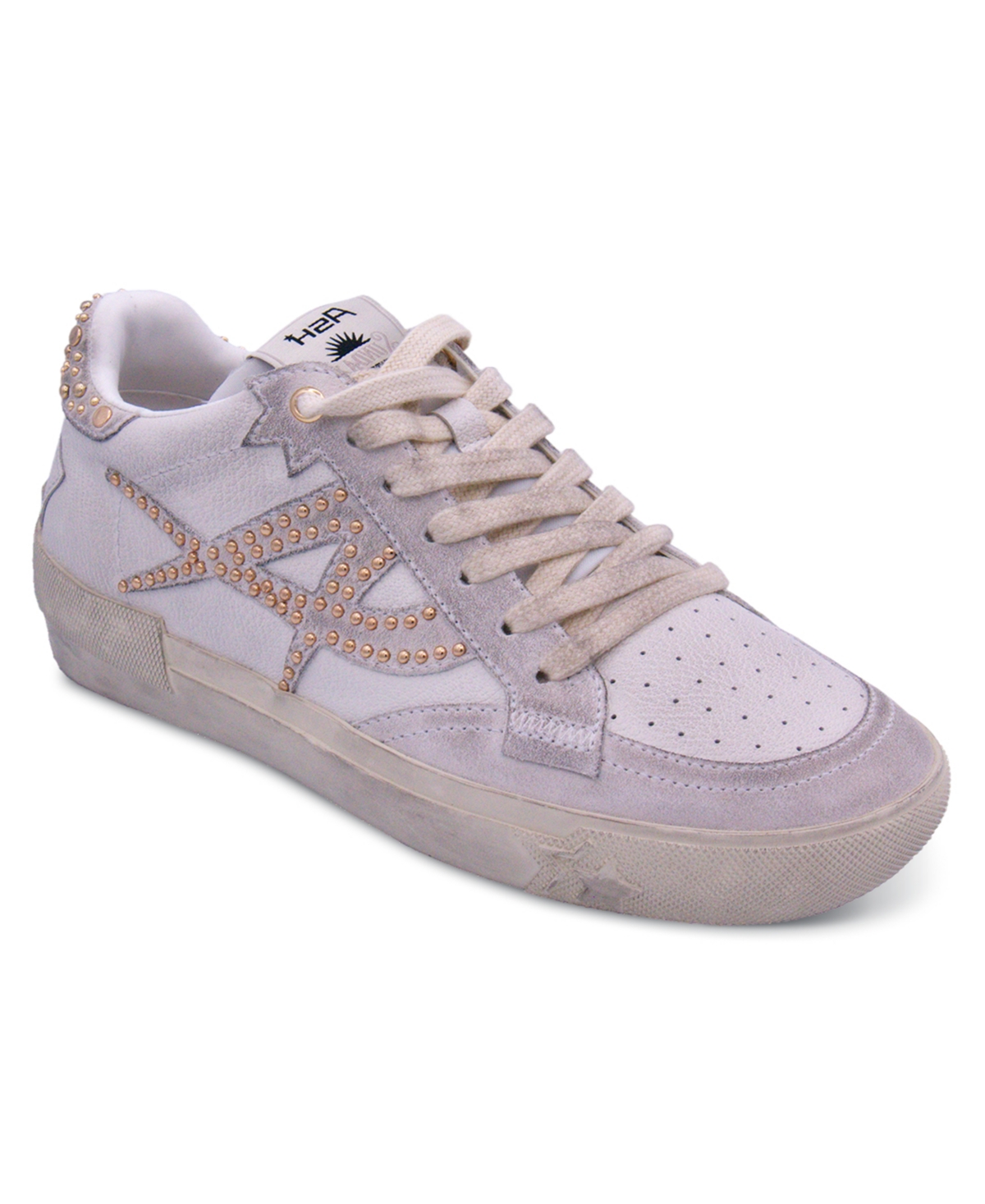 Ash Women's Moonlight Studs Lace-Up Sneakers - Off White/White