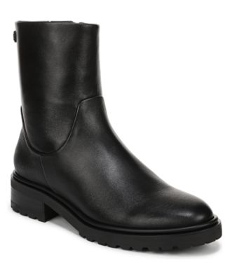 Women's Sky Zip Short Block Heel Boots