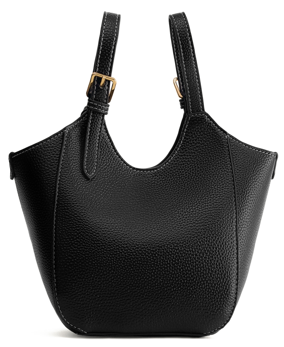 Jw Pei Ines Padlock Mini Lychee Pattern Tote Handbag