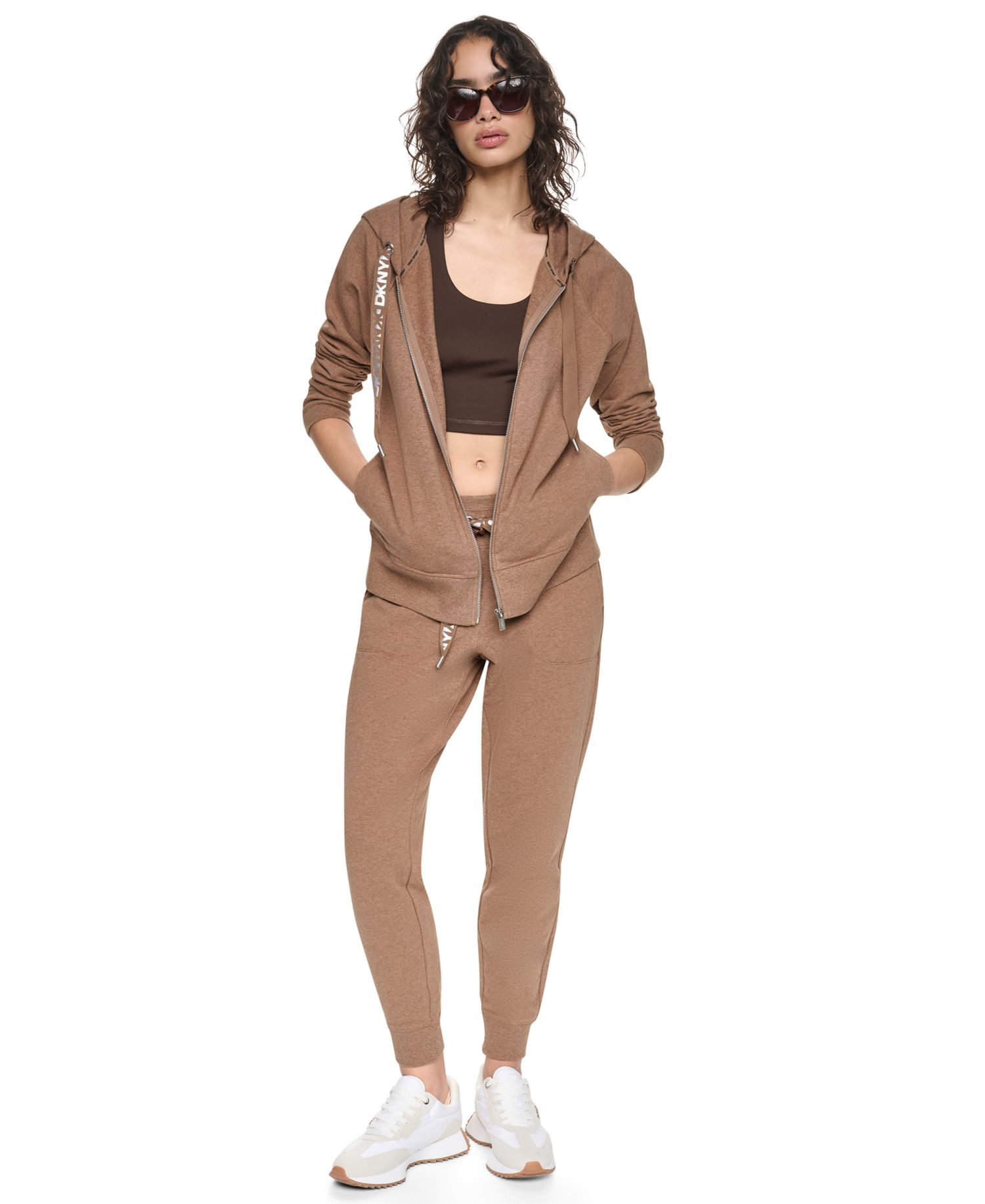 Women's Logo-Drawstring High-Rise Joggers