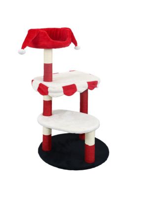 Multi-Level Cat Tree with Cozy Perch and Scratching Posts