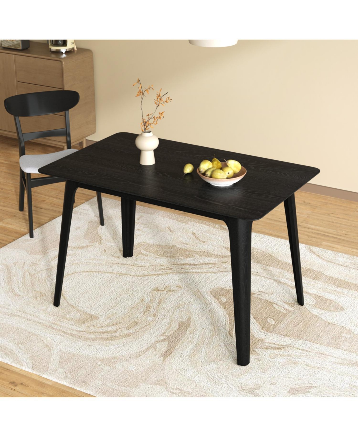 Streamdale Furniture Dining Table Solid Wood Legs