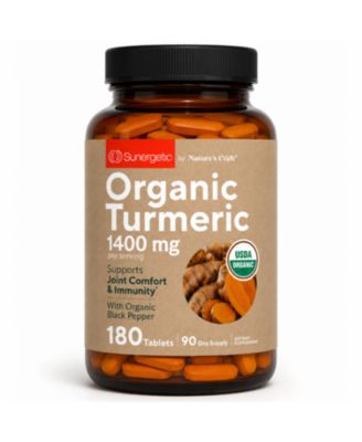 Turmeric Tablets with Pepper, 1400mg Per Serving, 120 Count
