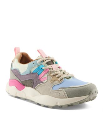 Women's Flying Fashion Athletic Sneaker with Lace-Up Closure