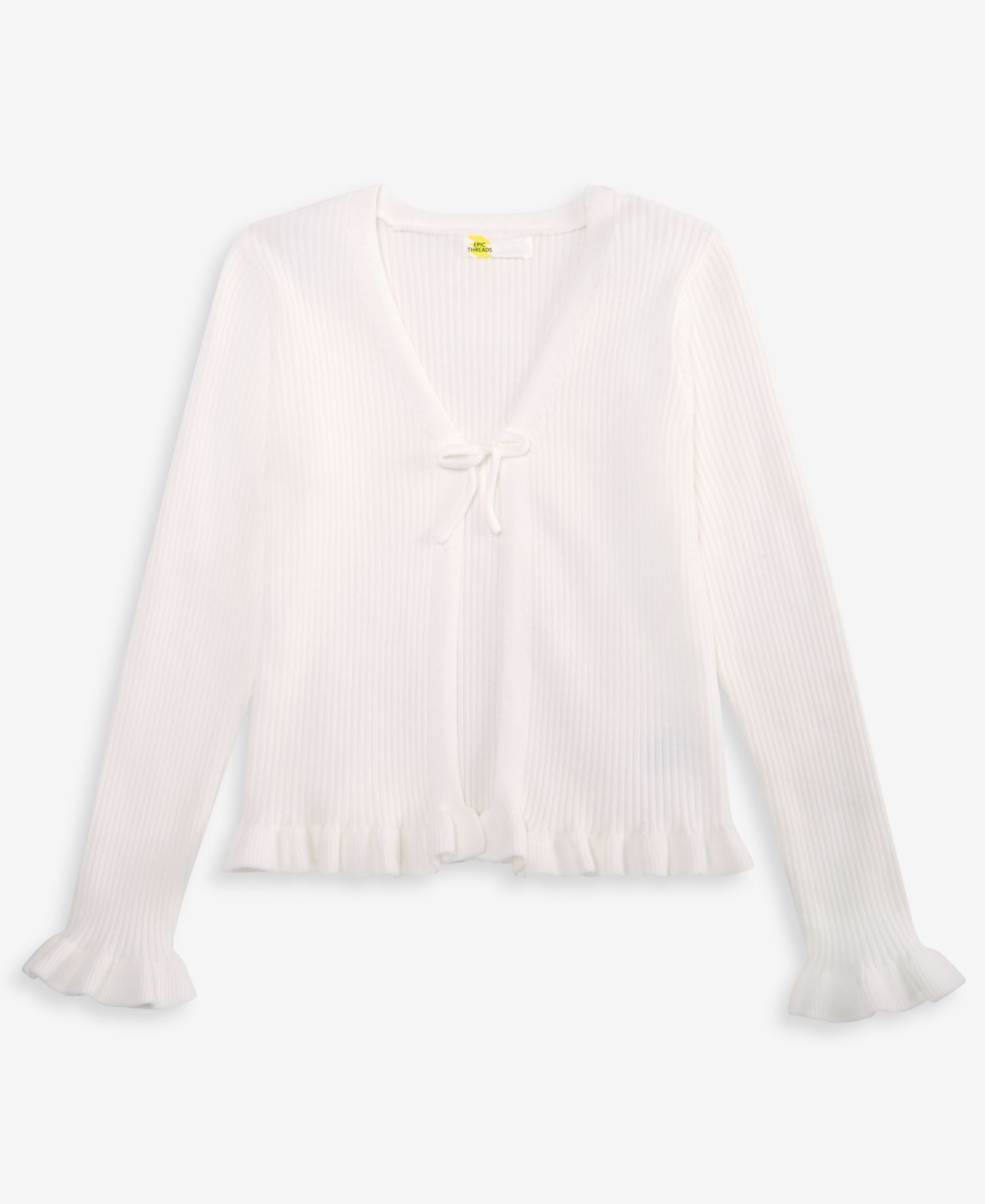 Girls' XS-XL Dreamyarn Tie-Front Cardigan
