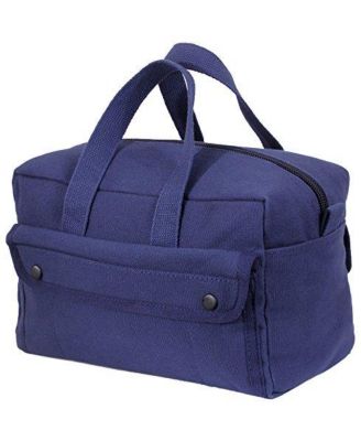 Military-Style Canvas Mechanic's Tool Bag - Garage Storage