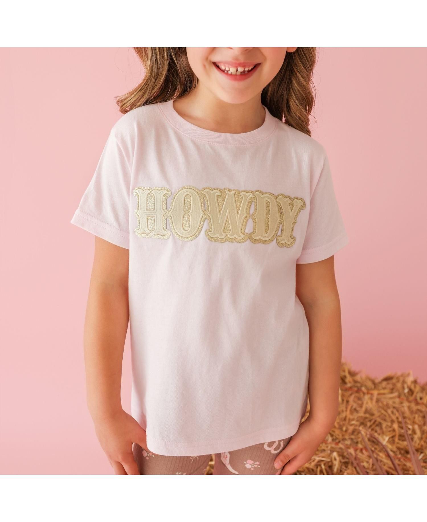 Baby Girls (12M-24M) Howdy Patch Western Short Sleeve T-Shirt
