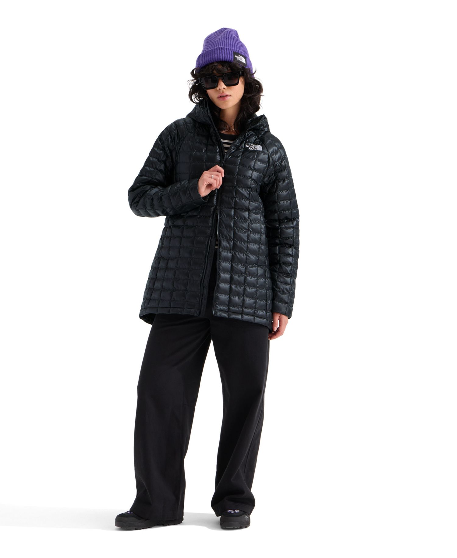 Women's Long-Sleeve Hooded Parka Jacket