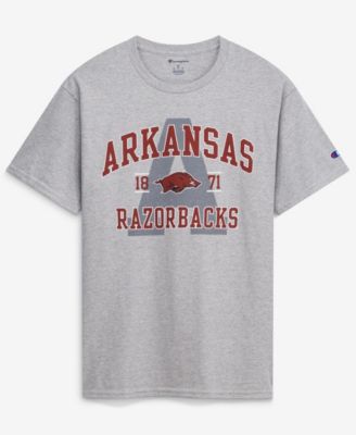Men's Heather Gray Arkansas Razorbacks Varsity T-Shirt
