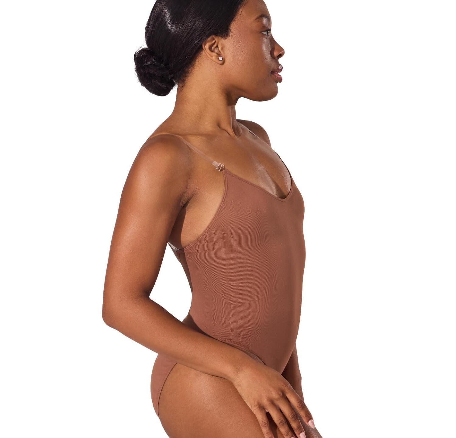 Women's Camisole Leotard w/ Clear Transition Straps