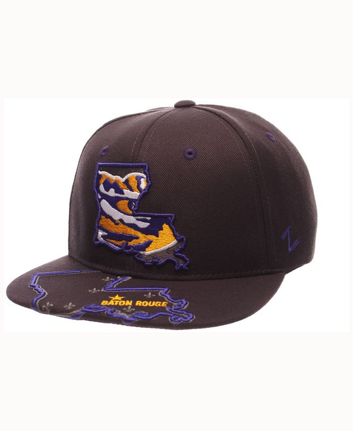 Zephyr LSU Tigers Stateline Snapback Cap Macy's