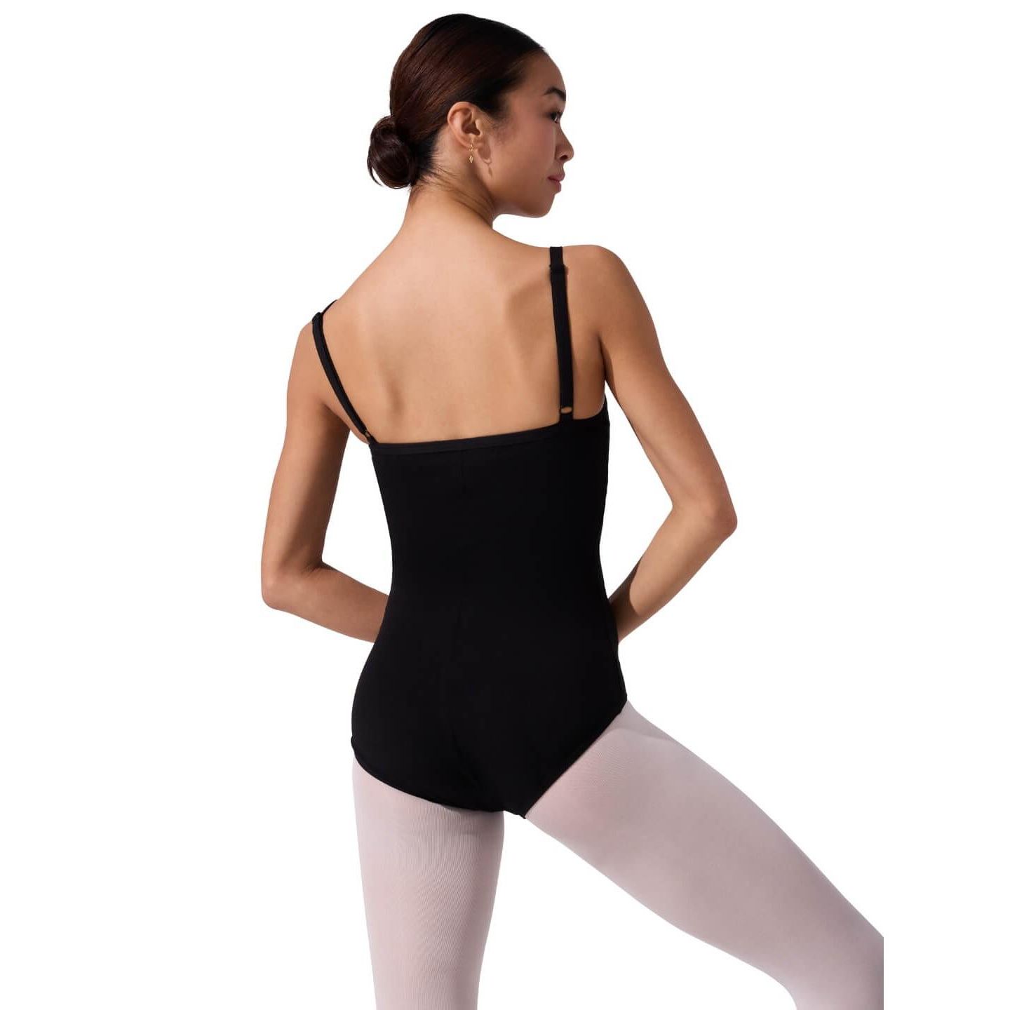 Женский топ Capezio Camisole Leotard w/ BraTek, цвет: Чёрный — фото 2