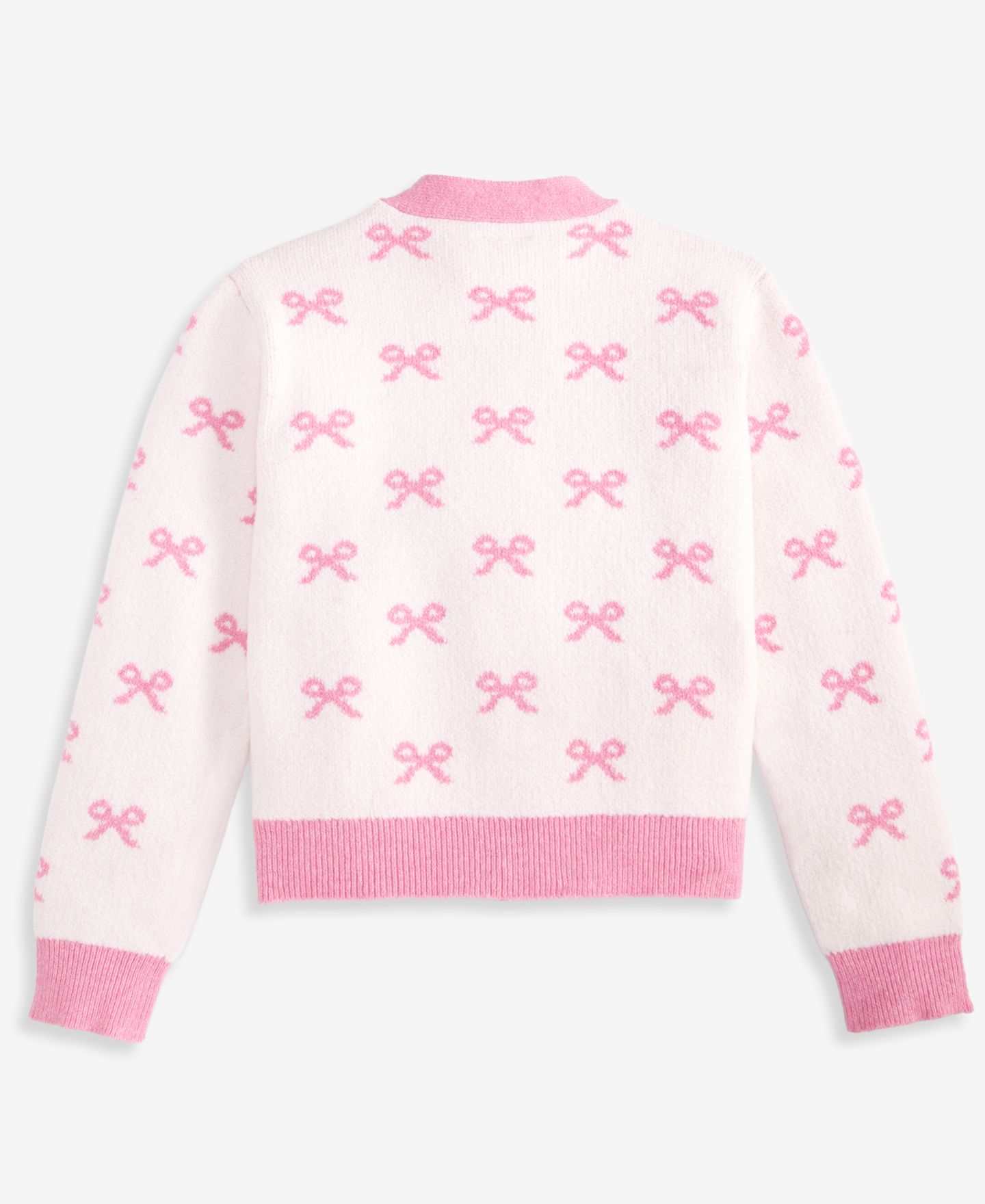 Кардиган Epic Threads Bow Pattern Long-Sleeve для девочек, цвет: Angel Whit — фото 3