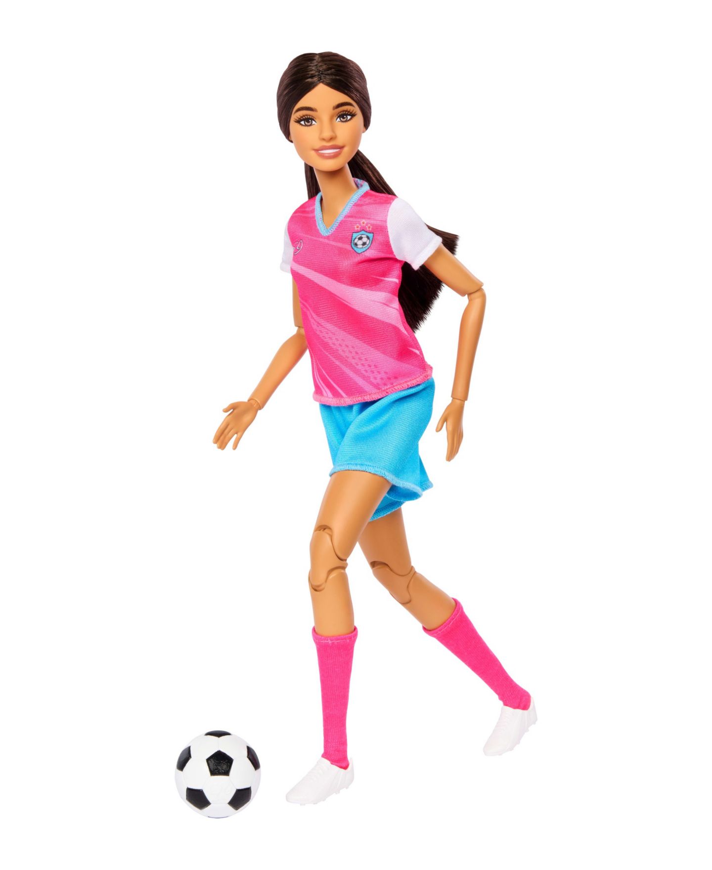 Детская кукла Barbie Roll & Reveal Soccer Player 10.63" Fashion Doll with 8 Surprises — фото 2
