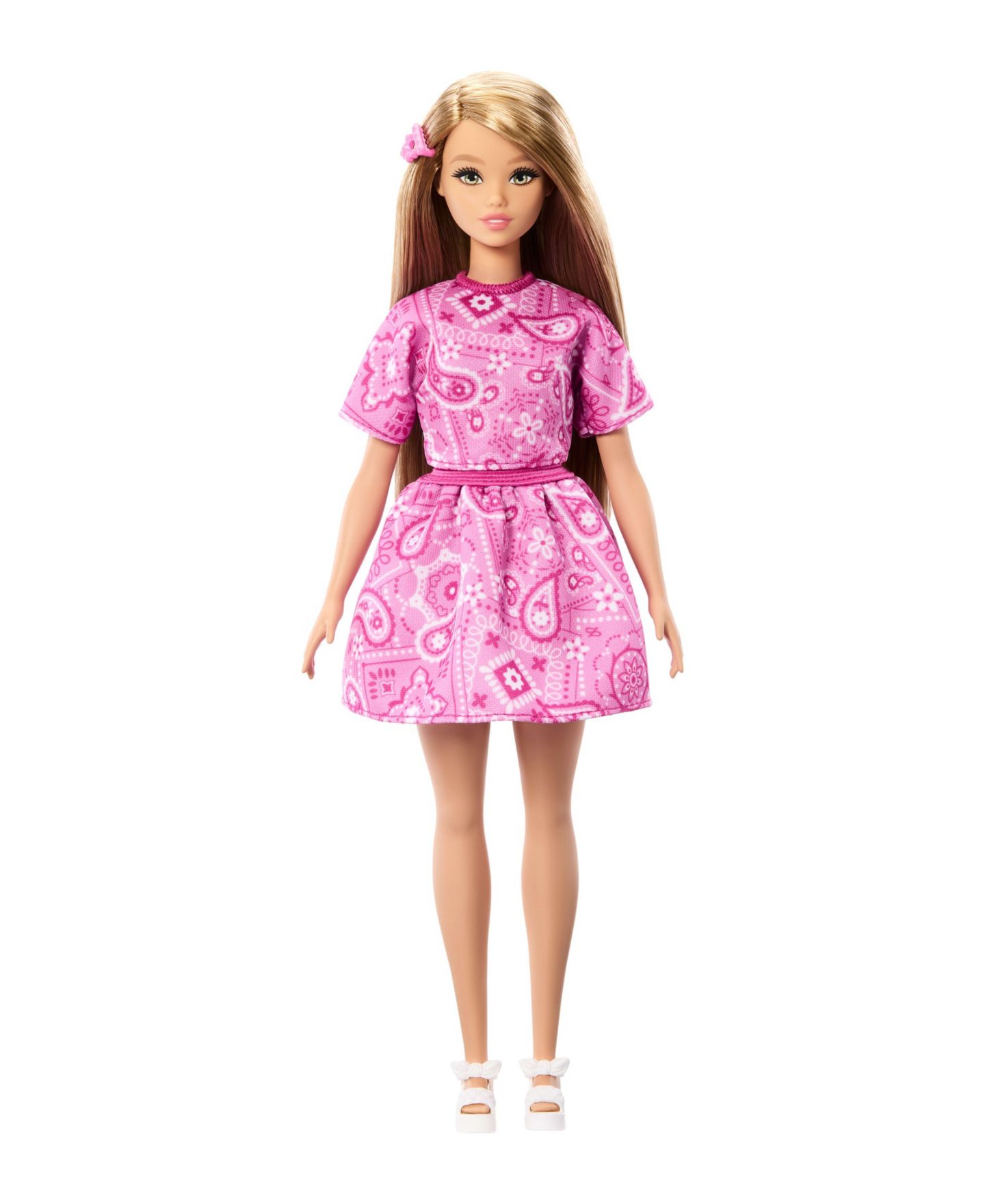 Кукла Barbie Fashionistas #249 12.75 дюйма в платье с бандановым принтом — фото 2