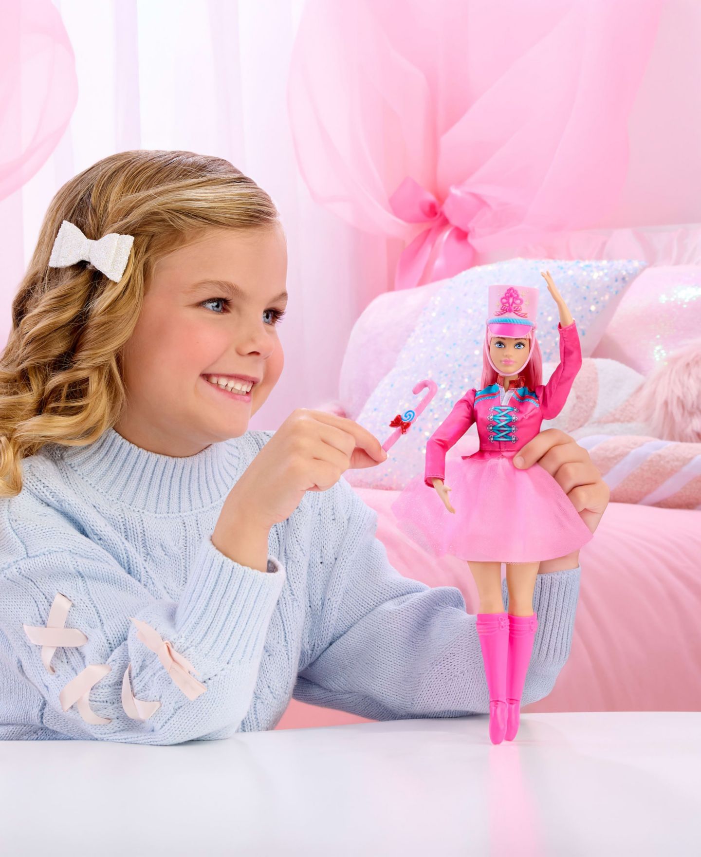 Детская кукла Barbie in the Nutcracker Daisy 13" Articulated-Ankle Ballerina Fashion Doll — фото 4