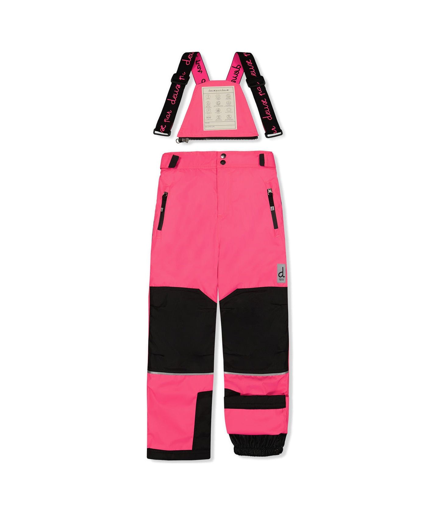 Deux par Deux Toddler Girls(4T-5T) Two Piece Teknik Snowsuit, цвет: Розовый — фото 8